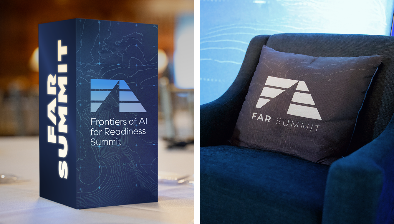FAR Summit swag with Catalysis designed branding